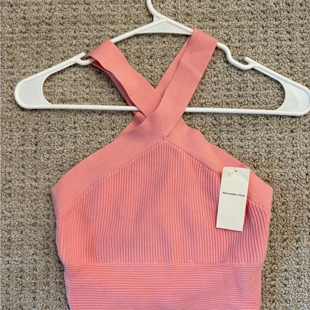 Abercrombie Pink Crop Top
